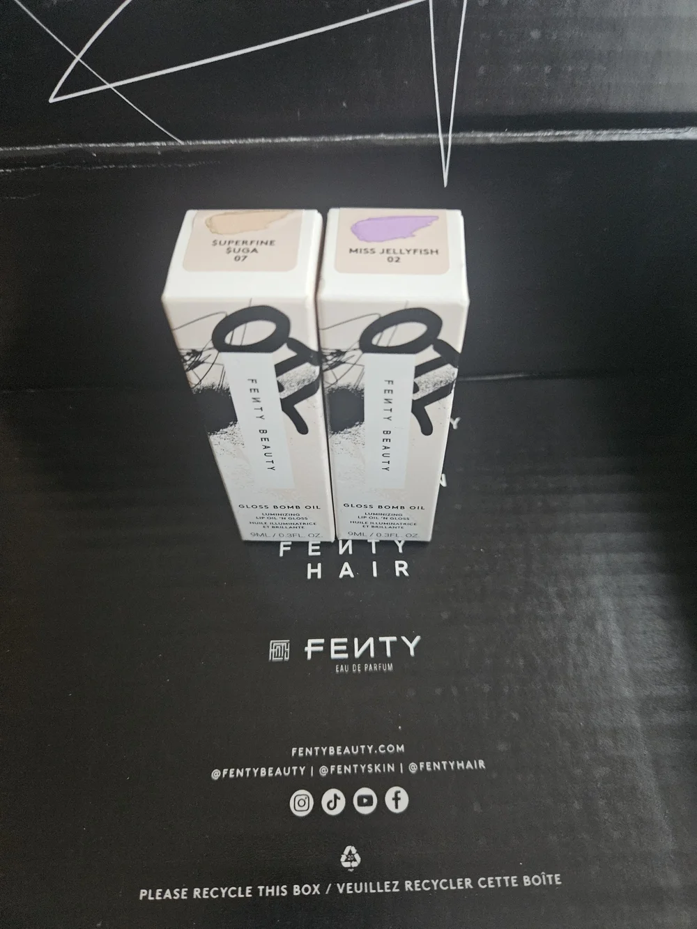 Fenty Beauty Gloss Bomb Oil Duo — Beige & Lilac Shades' Choose 1